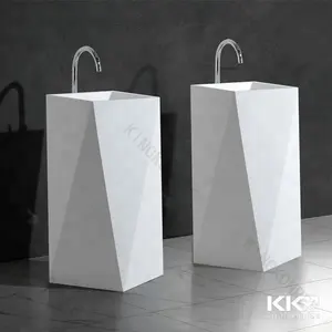 KKR индивидуальная акриловая однотонная отдельно стоящая раковина для мытья, белая раковина для ванной комнаты