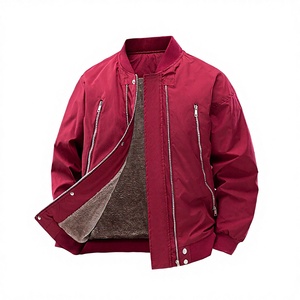 แจ็คเก็ตบอมเบอร์แบบสปอร์ต ODM รุ่นสั่งทำพิเศษสำหรับทุกเพศ คอตั้ง กันน้ำ กันลม ซิปหนา ใส่ได้ในฤดูหนาว สวมใส่สบายๆ สำหรับกิจกรรมกลางแจ้ง น้ำหนัก 220 กรัม - Product Image 2