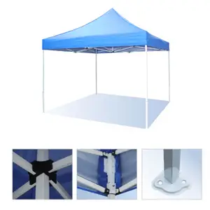 Toldo de aluminio con logotipo publicitario para exteriores, carpa de 10x10 con estampado personalizado