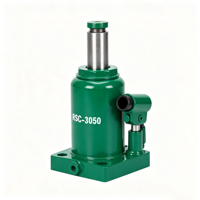 Vérin hydraulique simple effet en acier allié RSC-2050, 20 tonnes, course de 50 mm, pour levage industriel et réparation de structures