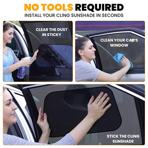 Baby Summer Car Side <b>Window</b> Sunshade Foldable New Arrival Hot Selling 80gsm Nylon Mesh Car Static Cling Car Sun Visor - Product Image 4