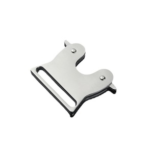 Hebilla metálica ajustable de 50mm de diámetro interior para mochila, accesorios de equipaje, aleación de metal plateado, negro, color bronce, primavera 2022 - Product Image 4