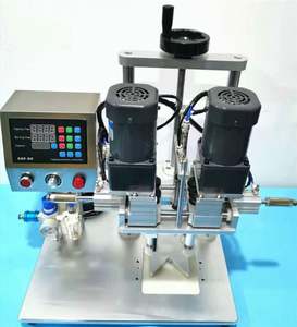 Machine de capsulage semi-automatique pneumatique à quatre roues pour boissons et parfums, avec système de verrouillage de bouteilles - Product Image 6