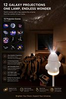 Projecteur de lumière Salange pour voiture, maison, chambre, projecteur rotatif de ciel étoilé, lumière de nuit, projecteur de ciel étoilé portable pour chambre à coucher