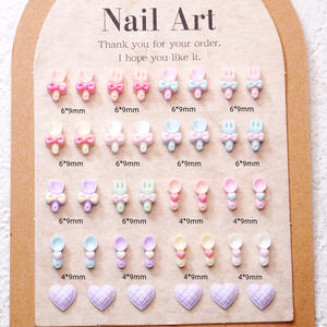 <span class=keywords><strong>Mini</strong></span> charms pour ongles en forme de couverts <span class=keywords><strong>macaron</strong></span> - Petits fourchettes et cuillères 3D pour un nail art kawaii fantaisiste - Product Image 1