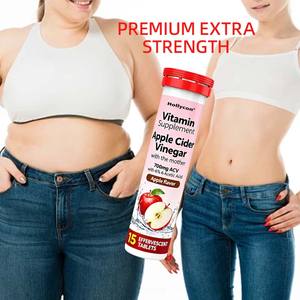 Tablet Effervescent cuka manajemen berat badan pabrik OEM suplemen kesehatan pencernaan pelangsing alami tablet - Product Image 4