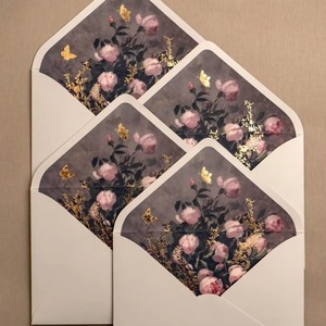 Suite d'invitations <span class=keywords><strong>de</strong></span> <span class=keywords><strong>mariage</strong></span> <span class=keywords><strong>de</strong></span> luxe personnalisées en papier <span class=keywords><strong>de</strong></span> qualité supérieure, avec dorure <span class=keywords><strong>à</strong></span> chaud et impression numérique, conception gratuite incluse - Product Image 6