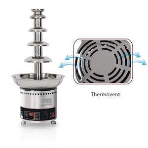 GZKITCHEN Machine à fontaine à <span class=keywords><strong>chocolat</strong></span> <span class=keywords><strong>électrique</strong></span> à 7 couches en acier inoxydable, <span class=keywords><strong>appareil</strong></span> de cuisson neuf pour moulin à farine - Product Image 6
