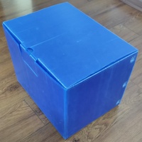 Boîte de rangement d'archives en carton ondulé extrudé PP de taille personnalisée A3 A4 avec service de découpe pour conteneur de bureau