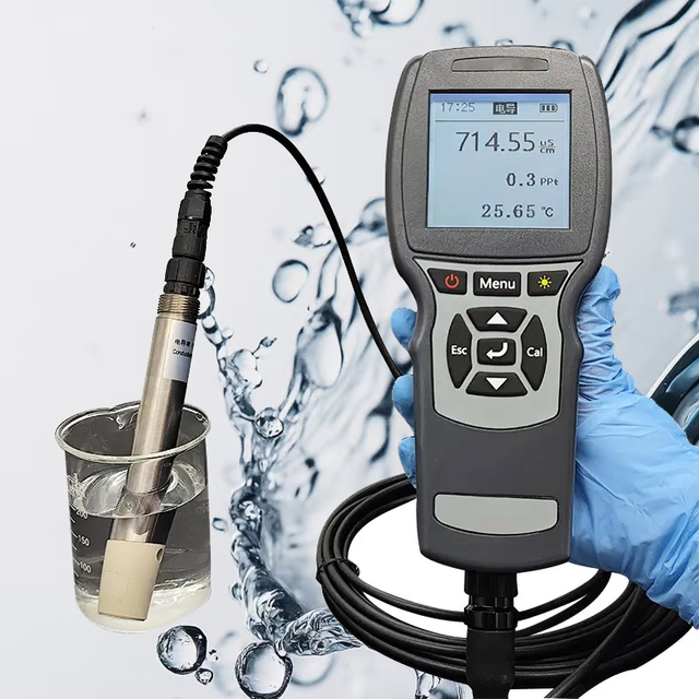 Handheld Conductivity Meter TDS Salinity Meter for Water Quality Monitoring Quickly Responsive Measuring & Analyzing Instrument
