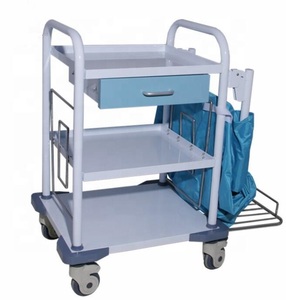 AM-UY016 Clinical Equipment Hospital Furniture Drug <strong>Dressing</strong> Medical Patient Emergency Instrument Cart Utility <strong>Trolley</strong> for Sale - Product Image 4