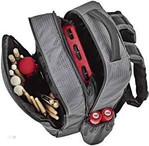 Musician Percussion Kit Shoulder Backpack | Custom <b>Music</b> Practice Snare Drum Cymbal <b>Stand</b> Stick Transport Storage Crossbody Bag - Product Image 1