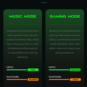 Nuevos Auriculares Bluetooth BlackShark T11 Versión Global con Iluminación RGB, 30 Horas de Duración de la Batería, Bluetooth 5.3 - Product Image 6