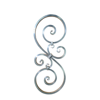 Rosettes en fer forgé pour clôture, portail et escalier Croix en fer forgé porte en fer forgé utilisée