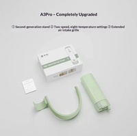 Sèche-cheveux portable pour animaux de compagnie, à suspendre au cou, à ions négatifs, silencieux, alimenté par courant alternatif, pour chiens et chats, machine professionnelle de toilettage pour le démêlage du pelage, 220V
