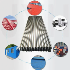 Tôles de toiture en acier ondulé PPGI, revêtement en zinc, couleur RAL, tôles de toiture galvanisées prépeintes - Product Image 2