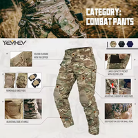 Tenue tactique PTG pour hommes G3, camouflage personnalisé, chemise et pantalon, uniforme tactique avec genouillères