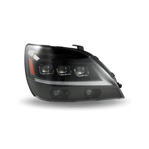 For 98-03 <b>LED</b> <b>Headlight</b> Assembly Kit With Daytime Running Lights & Turn Signal Blue 12V Light Color 12v <b>LED</b> <b>Headlights</b> for 98-03 - Product Image 1