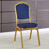 Chaises de banquet en métal pour événements, vente chaude, prix de gros, directement de l'usine, pour hôtels, mariages, formations et conférences