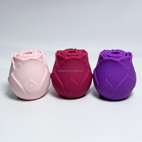 Usine de jouets sexuels en forme de rose, vente en gros de vibrateurs roses en forme de bourgeons, boutique en ligne, bourgeons de roses artificiels avec feuilles, jouets sexuels pour femmes adultes