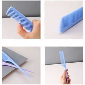 Peine de Cola de Rata Portátil al por Mayor, Peine de Plástico para Peinar y Estilizar el Cabello con Mango Delgado - Product Image 5