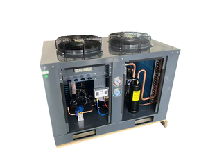 Unité de condenseur à air refroidi à double arrangement en U, vente chaude, fabrication industrielle, boîte FNU, composants principaux automatiques pour le froid - Product Image 4