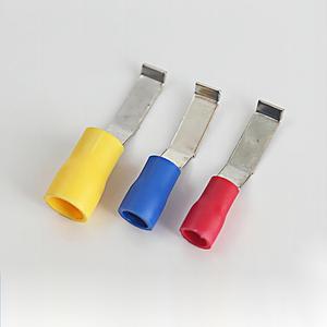 Terminal de prensado de la serie <span class=keywords><strong>LBV</strong></span>, conectores de cable rápidos, terminales de hoja con labios aislados de cobre con aislamiento de PVC y estañado - Product Image 4