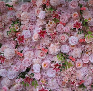 Fondo de pared con rosas rosas, adecuado para el Día de San Valentín, propuesta de matrimonio y decoración de escenas de cenas románticas - Product Image 3