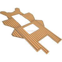 Revêtement de sol en mousse EVA de qualité marine KT GuoMei 6M adhésif pour bateaux traditionnels, bateaux à moteur, jet-skis, extérieur, personnalisé, style moderne, nouveau modèle