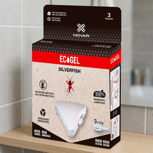 Trappola Triangolare per Pesci Argentati 3x0.5gr Ecogel (Novar 4050) EAN 8437004209108 Modello 9140005 - Product Image 2