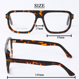 Óculos de Grau Unissex Vintage com Armação Óptica de Acetato e Bloqueio de Luz Azul - Product Image 2