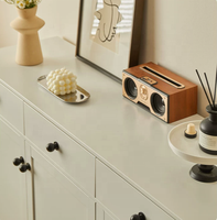 Meuble à chaussures moderne en métal à double porte et deux tiroirs pour salon, entrée, appartement et hôtel - Rangement durable et peu encombrant