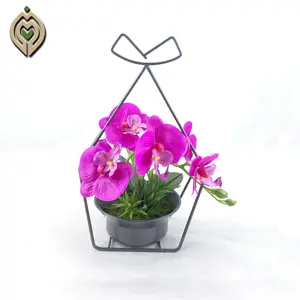 Künstliche Blume Pflanze Blumen korb Hochzeits dekoration nach Hause Innen Blumen korb Dekoration Fabrik Online-Großhandel