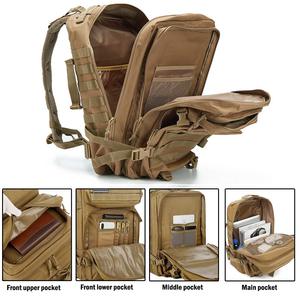 Custom Logo Tactical Backpack for Hiking Travel Adventures With Spacious Storage Mountaineering <b>Bag</b> - Product Image 5