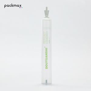 Matériau d'emballage en tube souple cosmétique avec embout détachable et bouchon à vis pour gel dentaire, pommade, lotion, sérum en PE personnalisable - Product Image 2