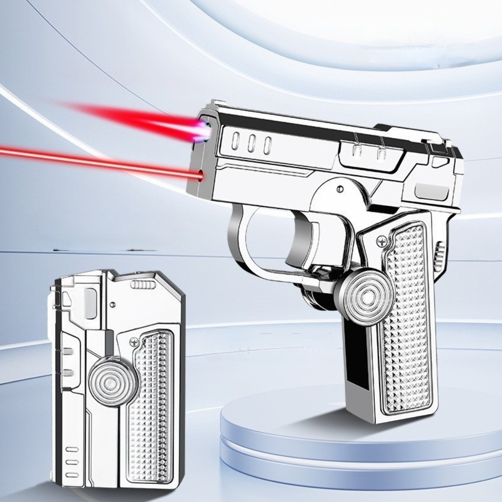 cigarette lighter gun shape On Sale Cigarette Lighter Guns Three-Flame Jet Ignition