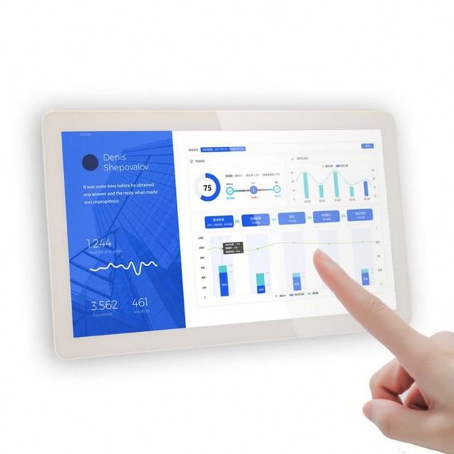 New Multi-touch 10 Waterproof Capacitive Tablet Screen LCD High Brightness Monitor 10.1inch Aluminium Alloy Black FC / CCC / CE