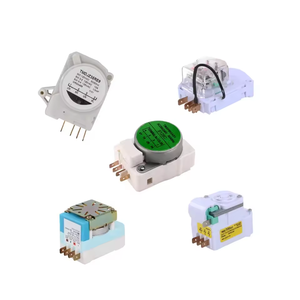 Minuterie de dégivrage pour réfrigérateur, minuterie de dégivrage universelle pour réfrigérateur, remplacement pour pièces de réfrigérateur, minuterie de dégivrage électrique 220V en plastique - Product Image 1