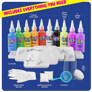 Glow in the Dark Water <b>Gel</b> <b>Kit</b> Crafts Magic Fairy Water Pets Toy <b>Kit</b> DIY STEM Craft <b>Kits</b> Arts and Crafts for Kids - Product Image 2