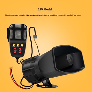 Motos 12V 24V, voitures, klaxons de voiture, annonces, klaxons d'alarme, klaxons 5-7 tons, avec interphones - Product Image 5