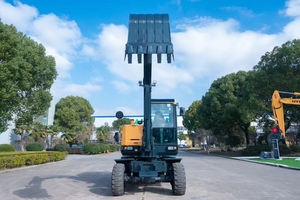 Excavatrice d'occasion Hyundai HW60 à bas prix mini-pelle de 5 tonnes 6 tonnes Hyundai Digger de haute qualité en Chine - Product Image 3