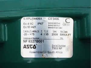 Électrovanne 3/2 voies à haut débit série 327, filetage NPT 1/4 pouce, bobine 115V AC 10-12W pour air, gaz inertes et lumière - Product Image 4