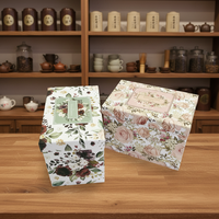 Maßgefertigte Umweltfreundliche Recycelbare Starre Papierboxen mit Prägung und Schaumstoffeinlage für Hochzeitsgeschenke Brautjungferngeschenke Teebeutel