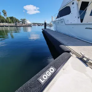 Kustom Kualitas Tinggi Kecil Karet Alam Penutup Fender Laut Bumper Datar Busa Eva Fender Perahu Karet Laut