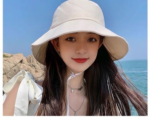 Noeud papillon japonais femmes chapeau d'été décontracté pêcheur chapeau résistant aux UV mignon chapeau <span class=keywords><strong>de</strong></span> soleil - Product Image 6