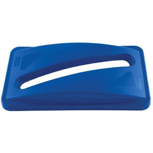 Coperchio di ricambio in plastica blu per bidone della spazzatura Slim Jim - Product Image 2