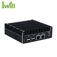 Mini PC industrial sin ventilador Nuc Nano J3060 Win10 RTS Factory 2 * MINI PCI-E 2 * LAN 4GB Memoria de video Mini PC integrada para AU US EU