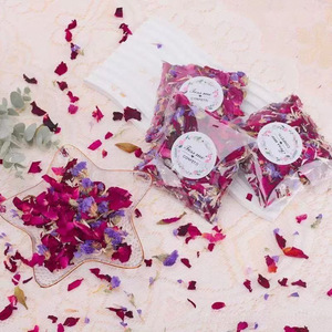 กลีบกุหลาบแห้งธรรมชาติ G203 คุณภาพสูง สำหรับชงชาและผลิตภัณฑ์บำรุงผิว - Product Image 1