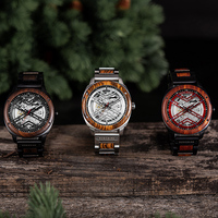 Cadeaux de couple personnalisés tendance, cadeau d'anniversaire respectueux de l'environnement, montre mécanique de qualité résistante à l'eau pour la vie quotidienne
