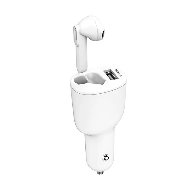 New Product TWS earbuds fast charge design piece single wireless side earphone for 2 in 1 Car using handsfree calls